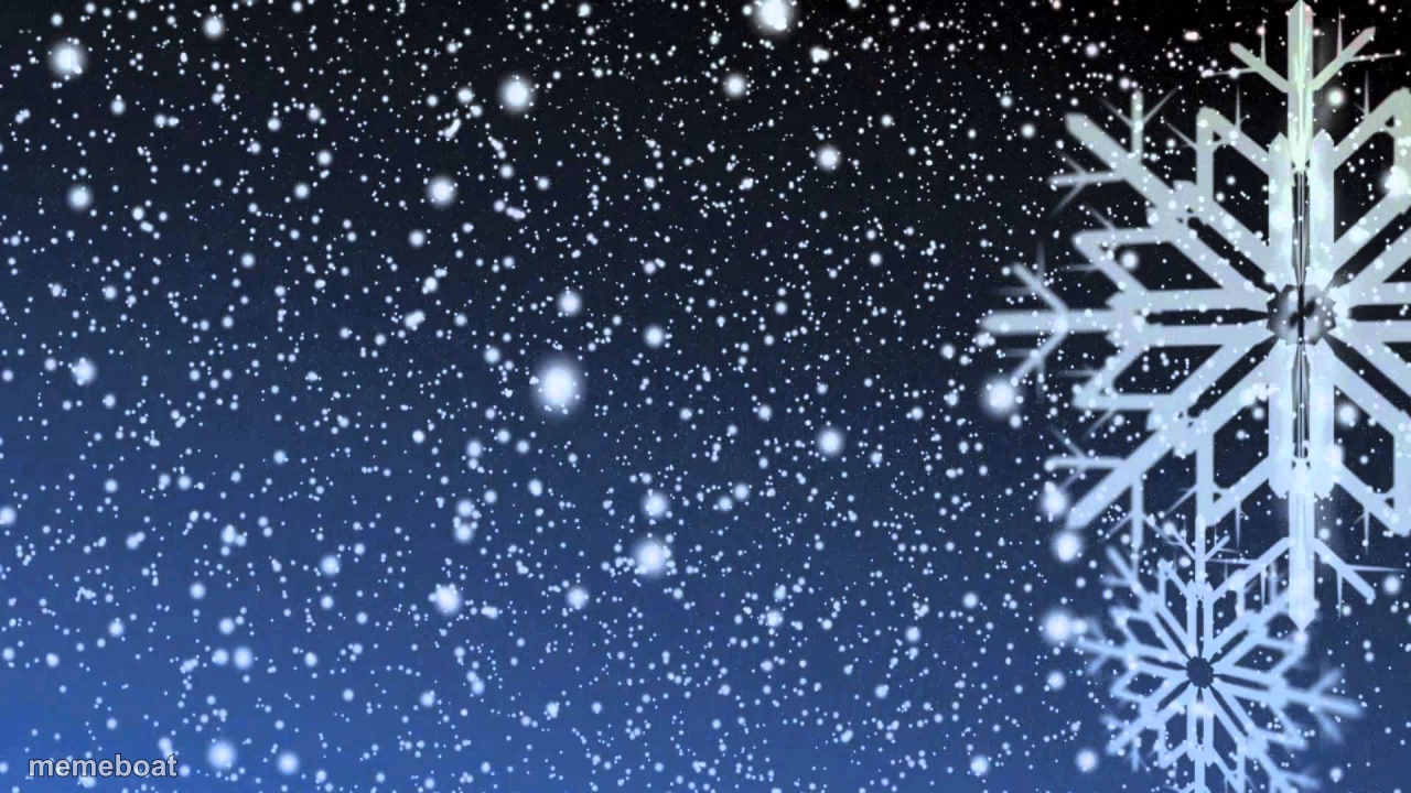 Falling snow - meme generator image preview