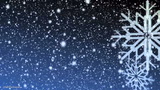 Falling snow