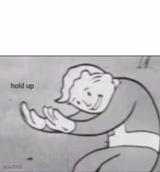 Fallout hold up with space on the top