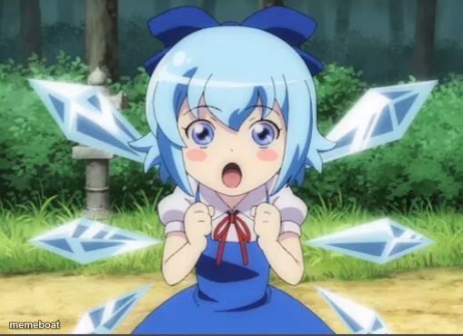 Fascinated Cirno - meme generator image preview