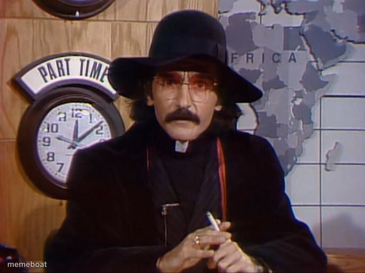 Father Guido Sarducci on sainthood and miracles - meme generator image preview