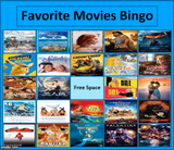 favorite movies bingo