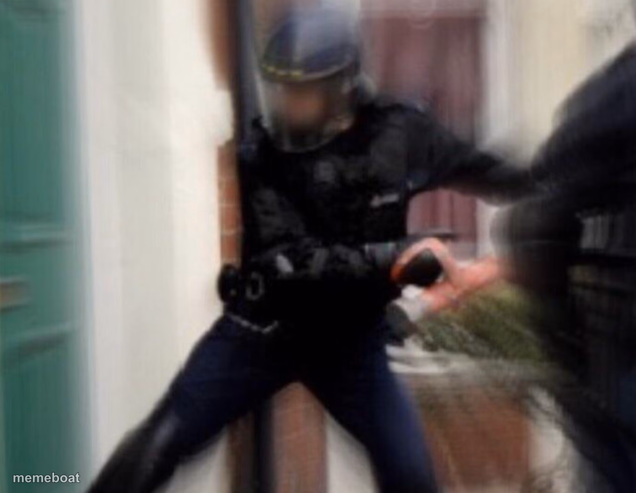 FBI Door Breach - meme generator image preview