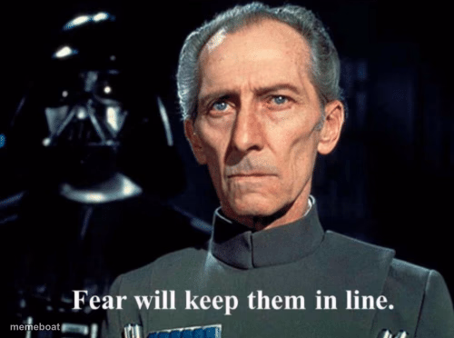 Fear will keep them in line - meme generator image preview