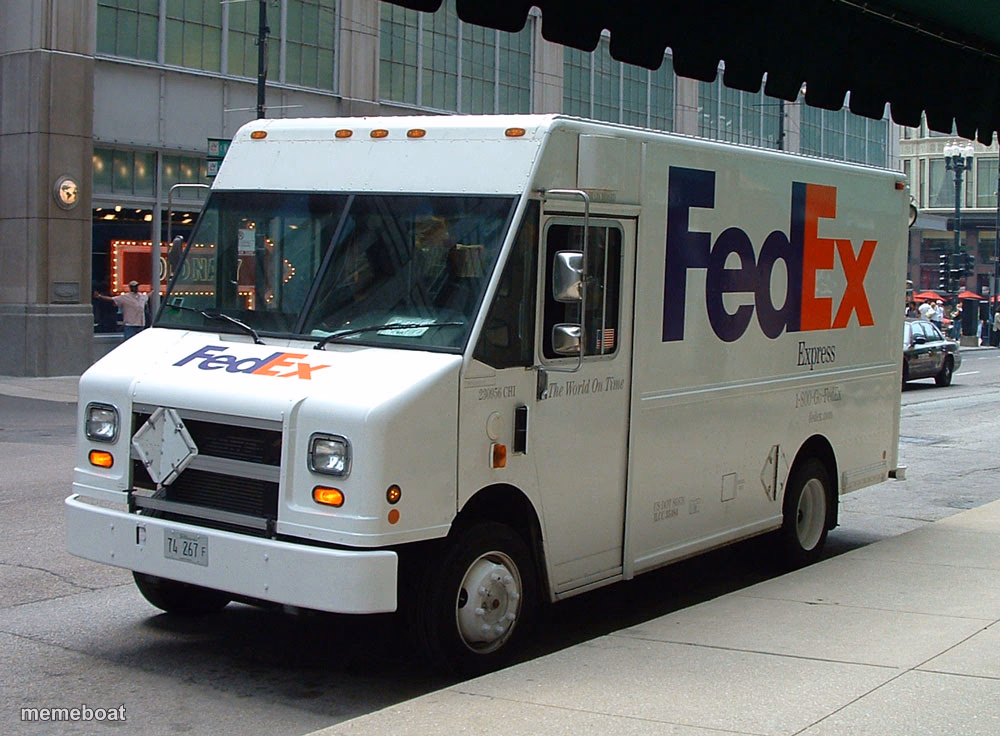 FedEx truck - meme generator image preview