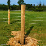 New Fence Post Installed