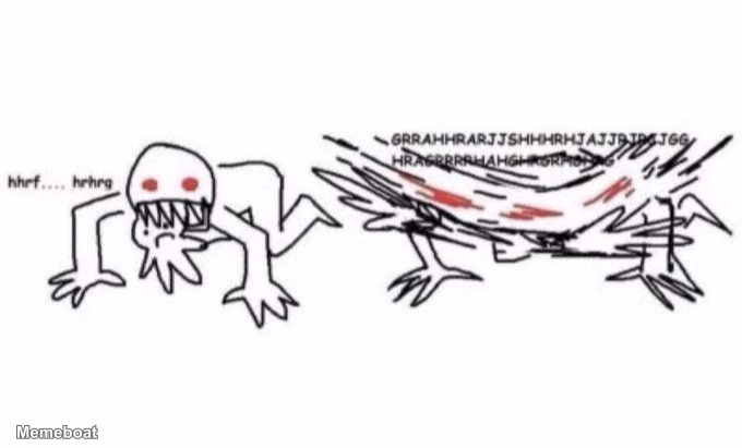 Feral Stick Figure - meme generator image preview