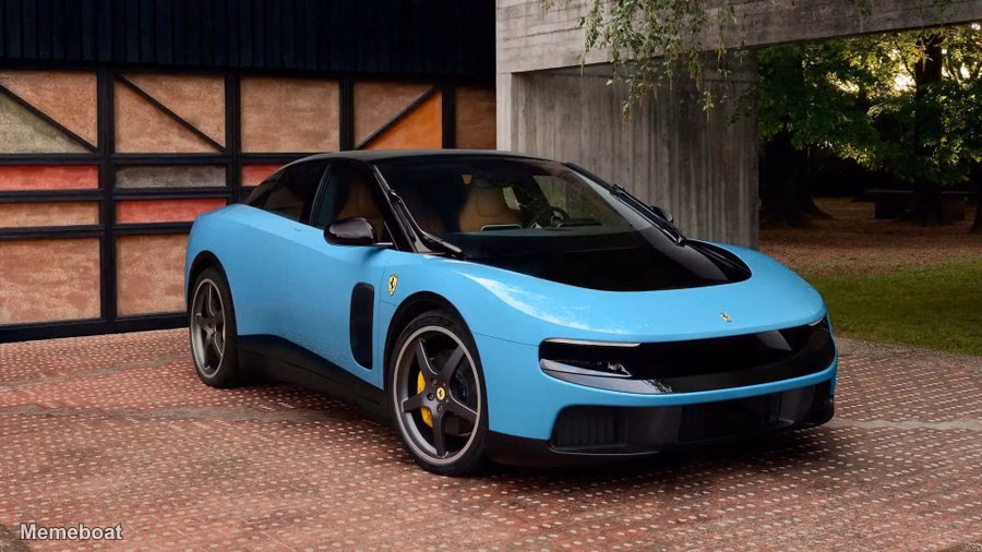 Ferrari Luce - Its First Electric Vehicle - meme generator image preview