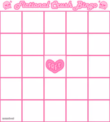 fictional crush bingo