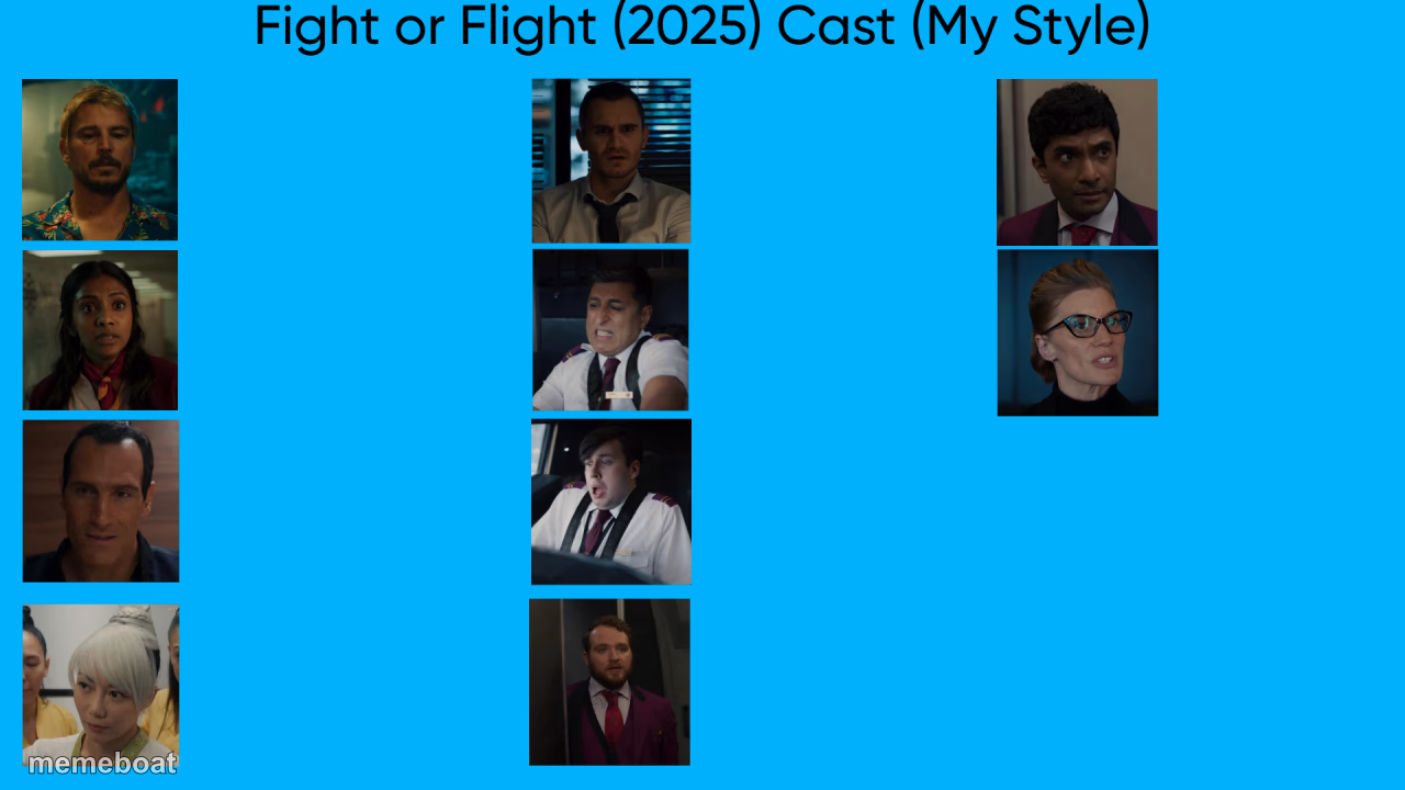 Fight or Flight (2025) Cast (My Style) - meme generator image preview