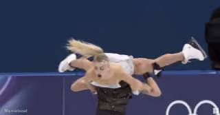 Figure Skater Intimate Lift 2026 Winter Olympics