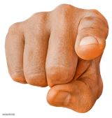 finger pointing at you
