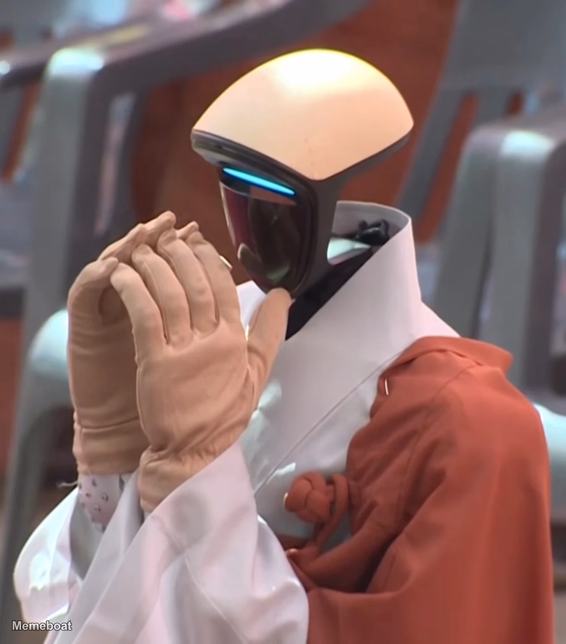 First Ever Robotic Monk - meme generator image preview