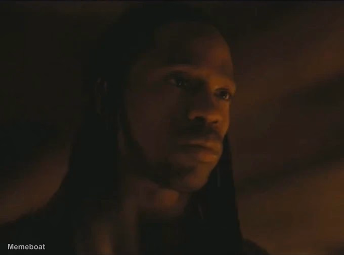 First Look at Travis Scott in 'THE ODYSSEY' - meme generator image preview