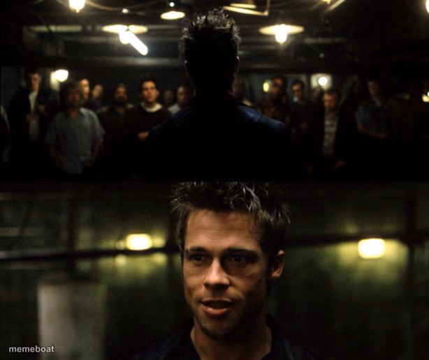 First rule of the Fight Club - meme generator image preview