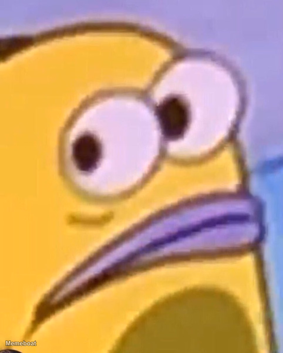 Fish Running Away - meme generator image preview