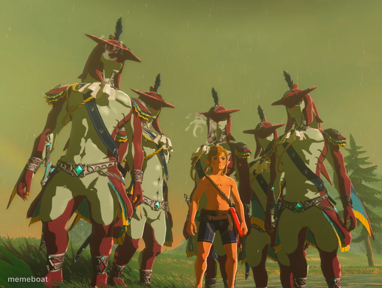 Five Zora One Hylian - meme generator image preview