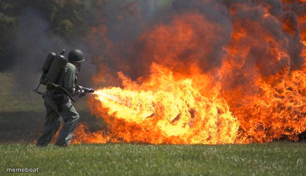 flamethrower - meme generator image preview