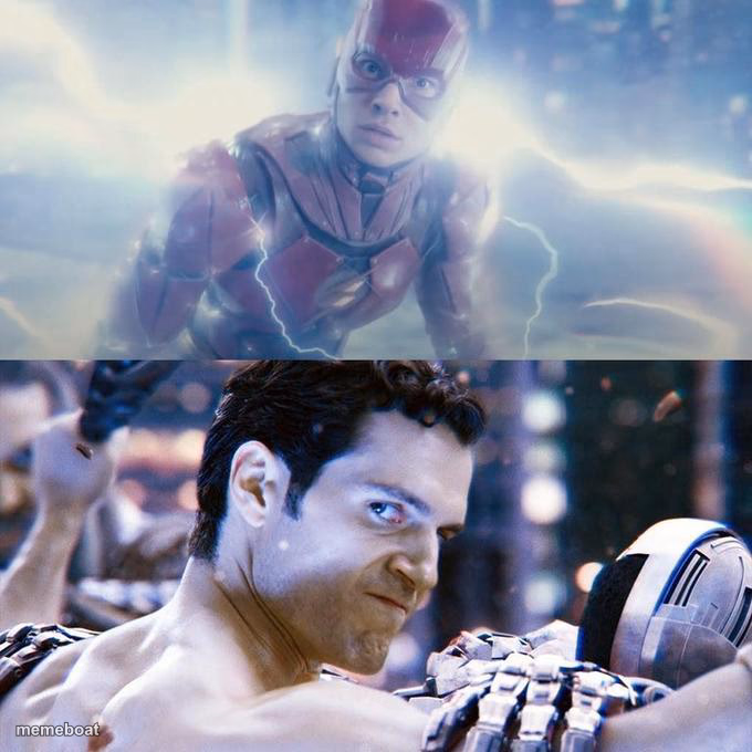 Flash Vs Superman - meme generator image preview