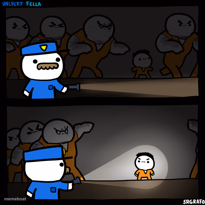 flashlight pointed at child - meme generator image preview