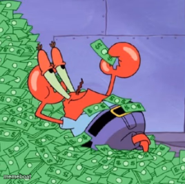 Flexing Money - meme generator image preview