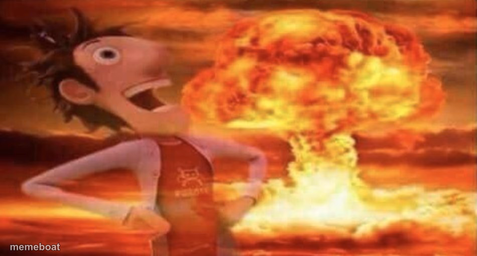 Flint Lockwood Explosion - meme generator image preview