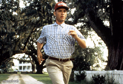 Forest Gump running - meme generator image preview