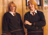 Fred and George Weasley laughing