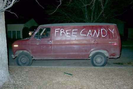 Free candy van - meme generator image preview