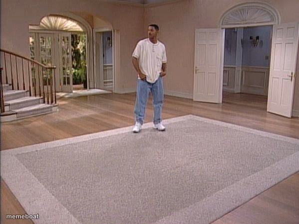 Fresh Prince empty house - meme generator image preview