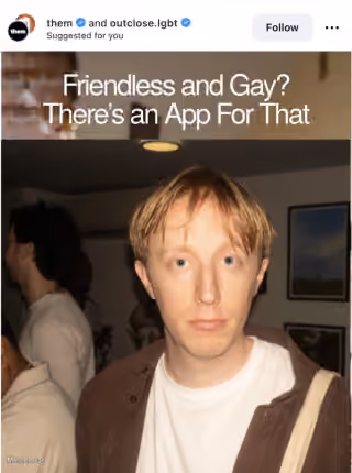 Friendless and Gay Ad (Face-swap Yourself)