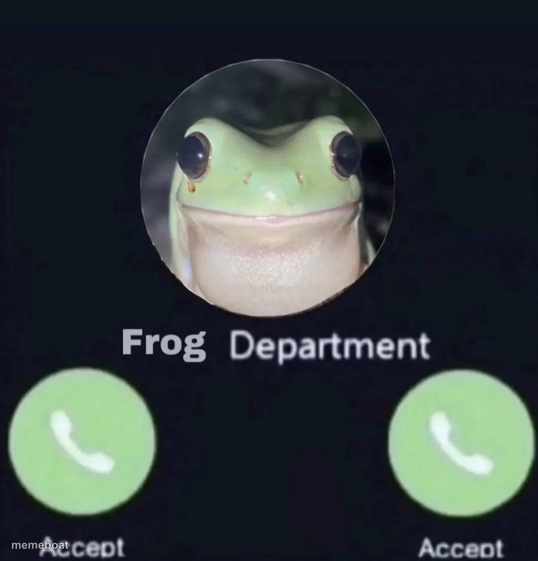 frog department - meme generator image preview