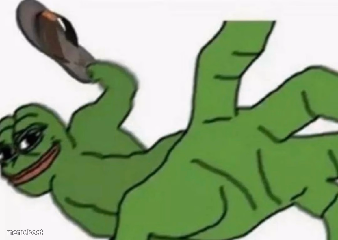 Frog slap - meme generator image preview