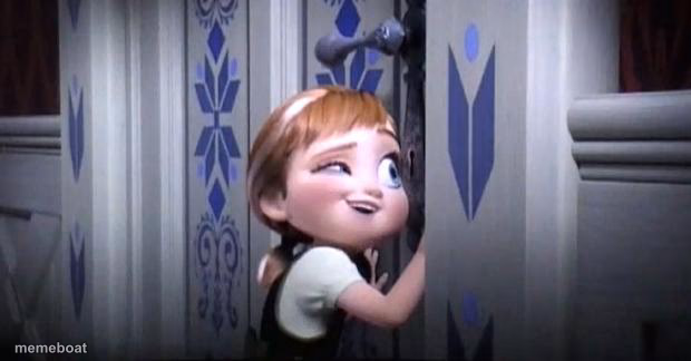 frozen little anna - meme generator image preview