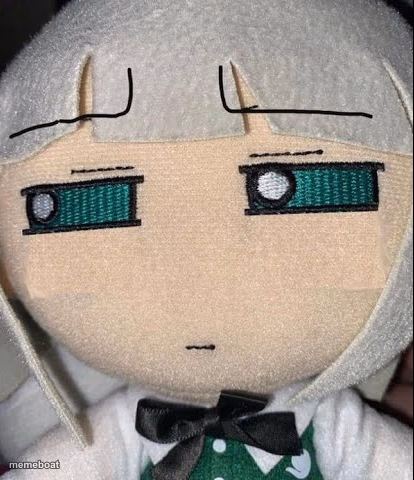 Fumo Youmu sniffing - meme generator image preview