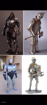 Armored Figures Collage