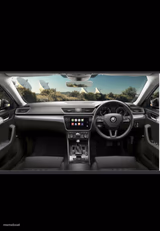 Car Interior Dashboard View