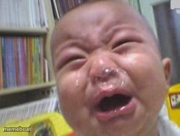 Funny crying baby! - meme generator image preview