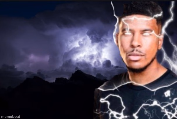 funny lightning man - meme generator image preview