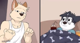 Furry explaining meme