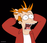 Futurama Fry Screaming