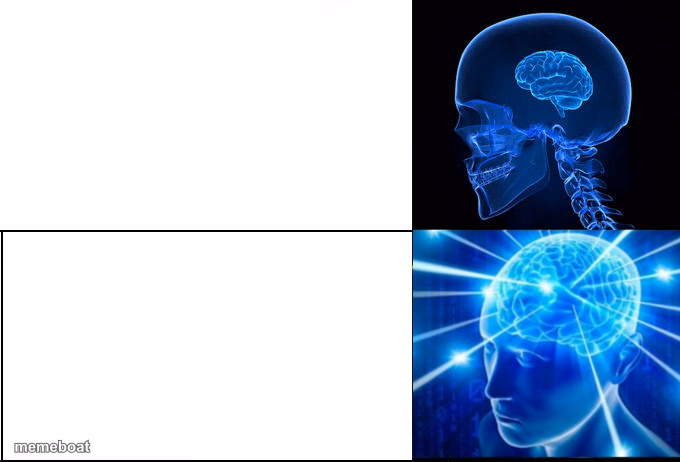 Galaxy Brain (2 brains) - meme generator image preview