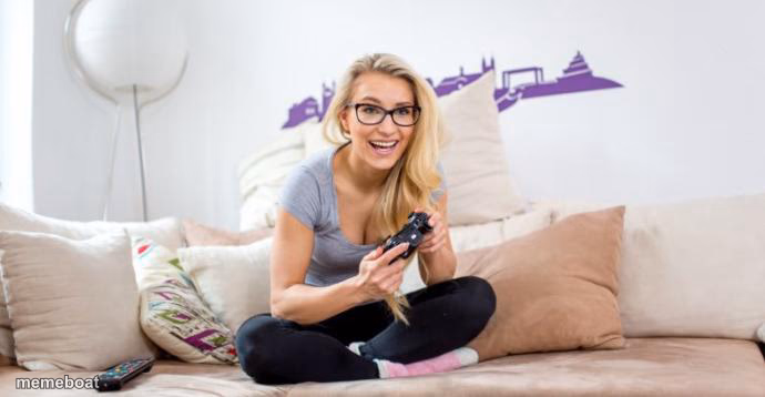 gamer girl - meme generator image preview