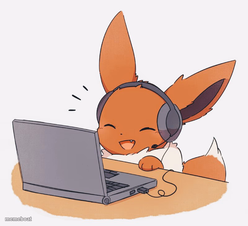 Gaming Eevee - meme generator image preview