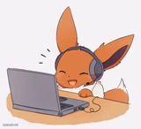 Gaming Eevee