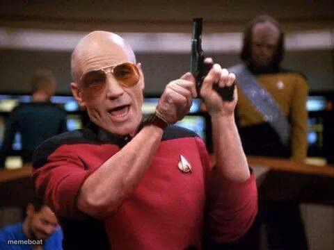 gangsta picard - meme generator image preview