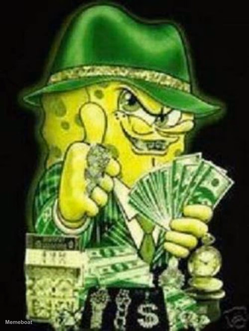 Gangsta Spongebob - meme generator image preview