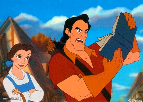 Gaston reading - meme generator image preview