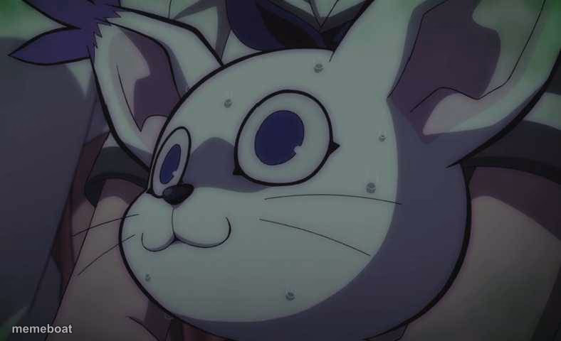 Gatomon scared - meme generator image preview