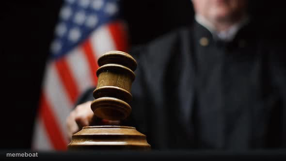 Gavel Judge Flag - meme generator image preview